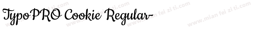 TypoPRO Cookie Regular字体转换